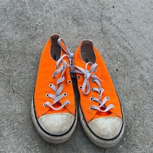 Orange Converse